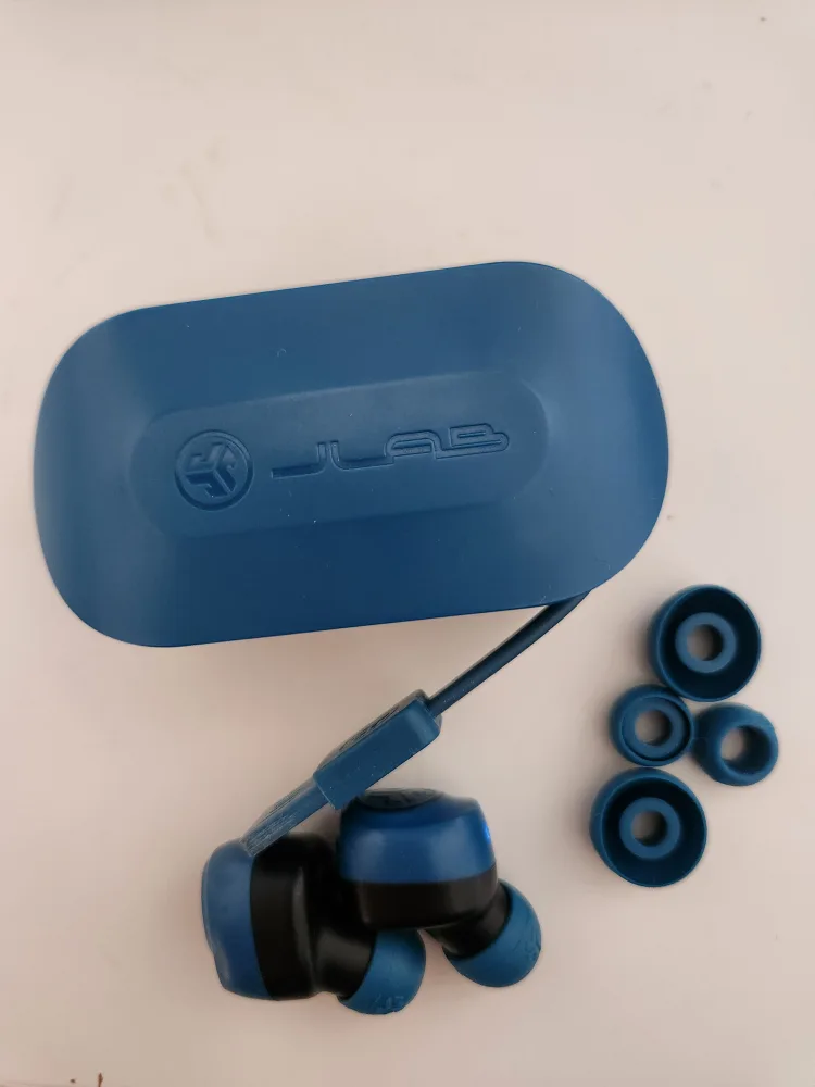 JLab JBuds Pro Wireless Earbuds - Blue thumbnail
