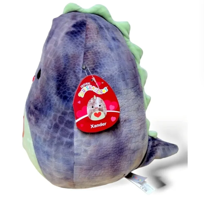 New Squishmallows Xander the T-Rex with Heart on Belly image indicator(2)