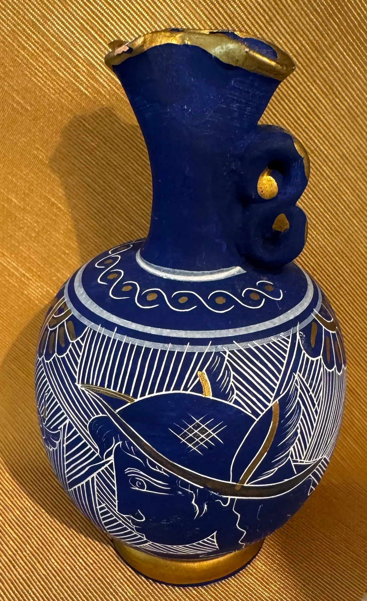 🇬🇷GREEK Ermes Hand Carved decorative Vase image indicator(2)