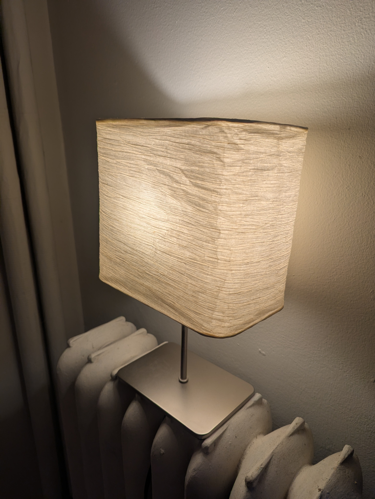 IKEA Table Lamp with Paper Shade - photo 2