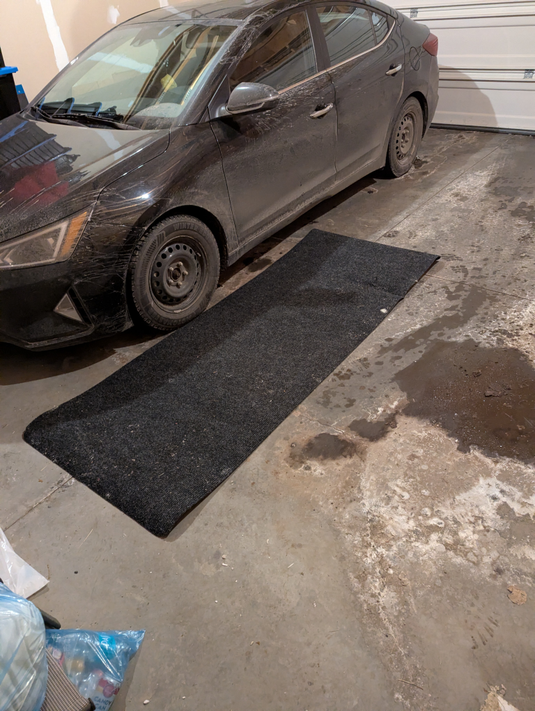 Black Floor Mat