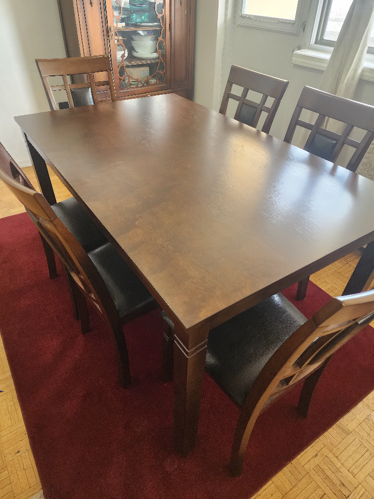6-Piece Dining Set: Table and Chairs