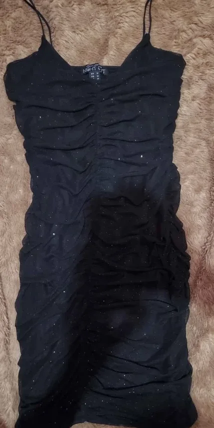 Black starry dress size M image indicator(2)
