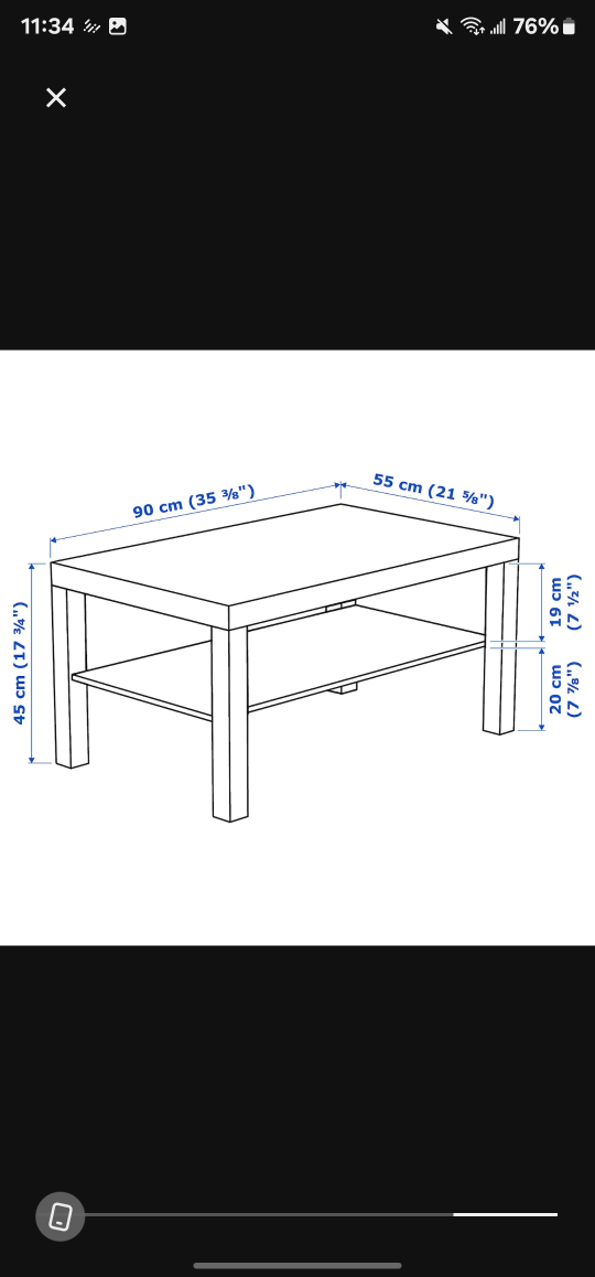 IKEA Lack Coffee Table - White - photo 3