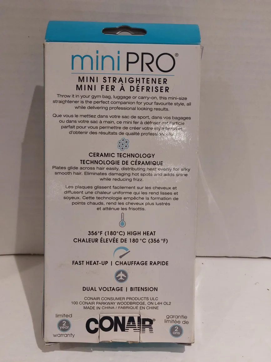 Conair MiniPRO Mini Straightener image indicator(2)