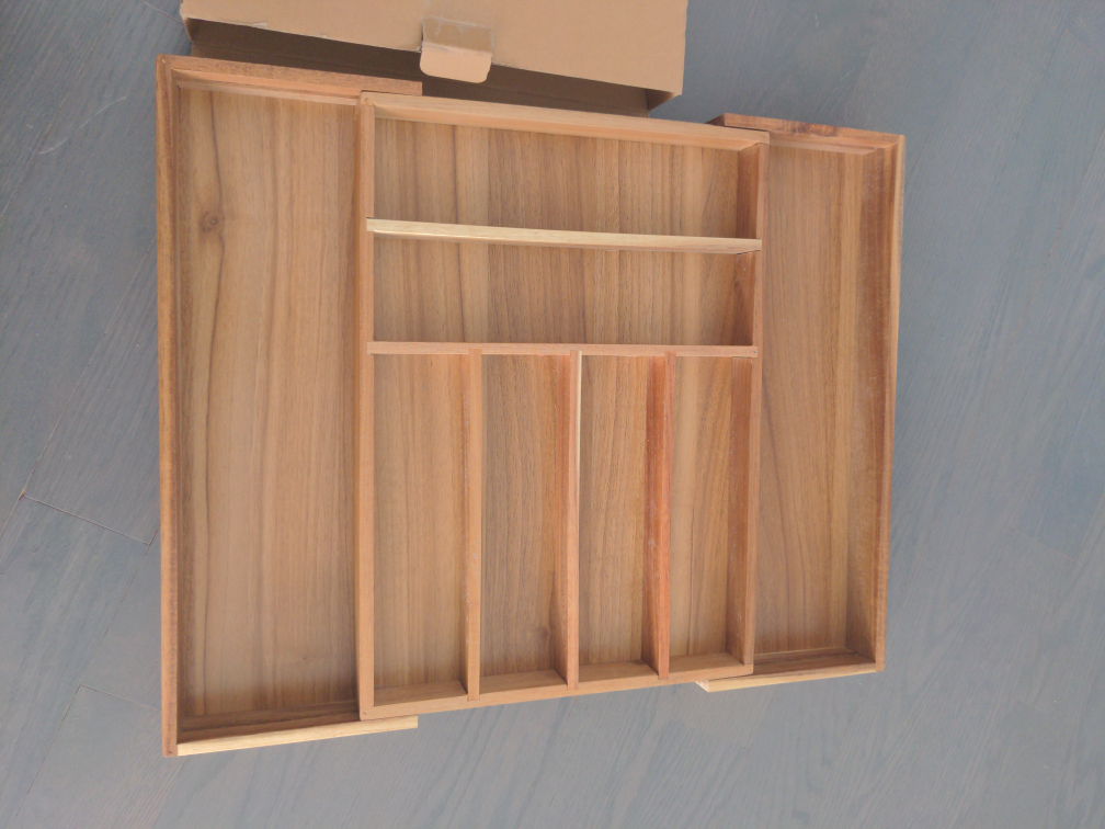 Wooden cutlery tray organizer - photo 2