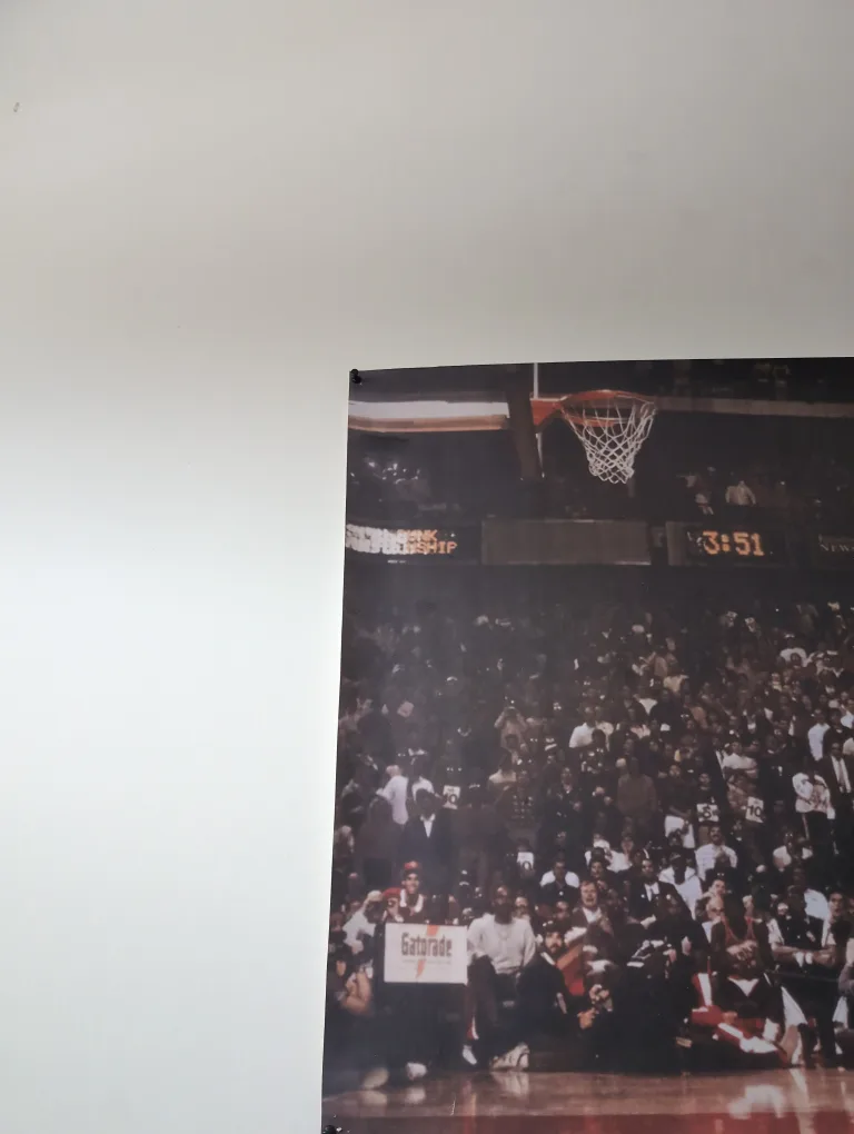 Micheal Jordan free throw dunk poster image indicator(4)
