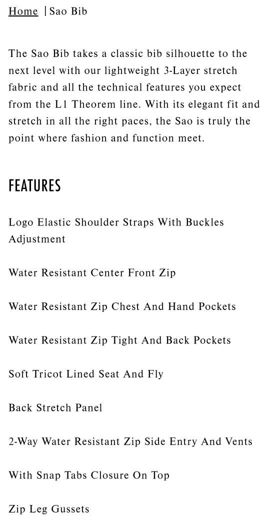 Theorem Bib Snow Pants / Ski Pants, Cream, size Small image indicator(8)