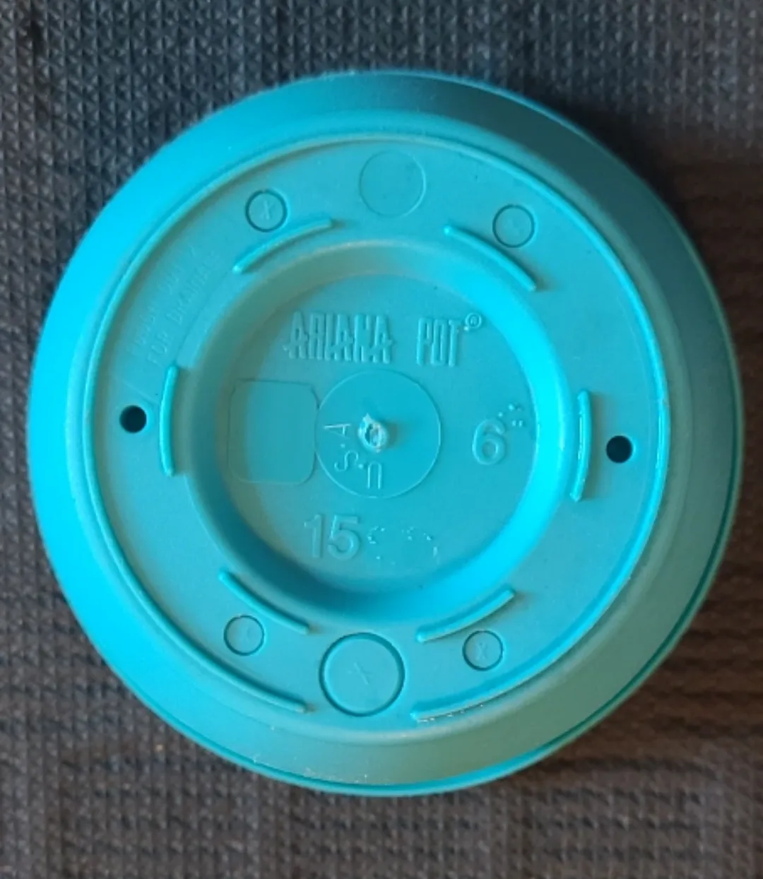 Teal Plastic Plant Pot 🌿 image indicator(2)