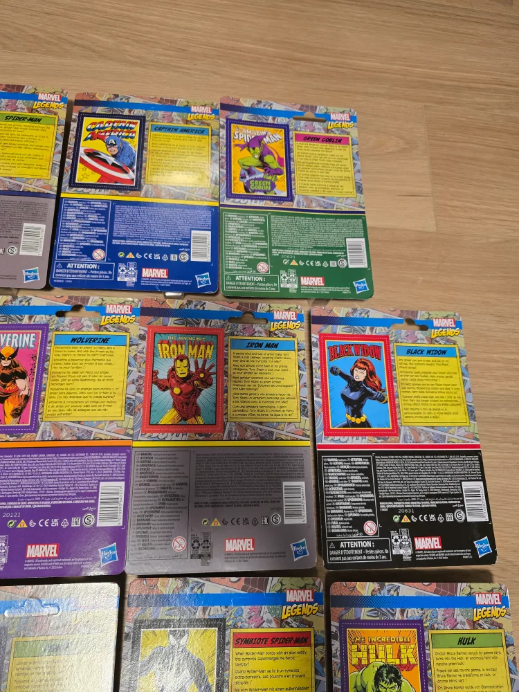 Lot of 11 Retro Marvel Legends 3.75 Inch Action Figure By Kenner image indicator(8)