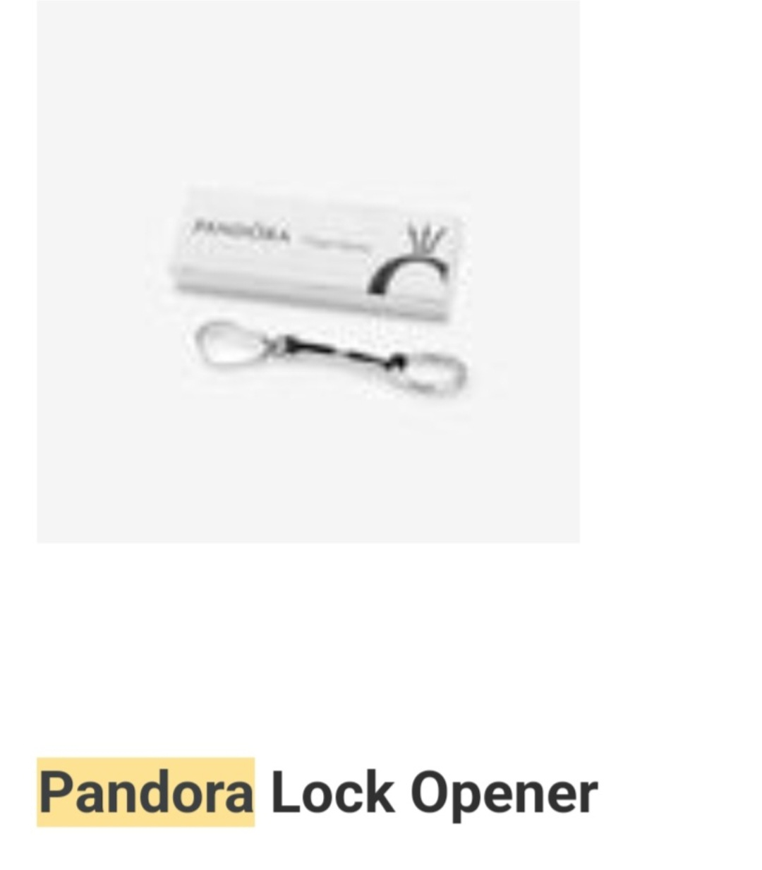 Pandora Clasp Opener - photo 4