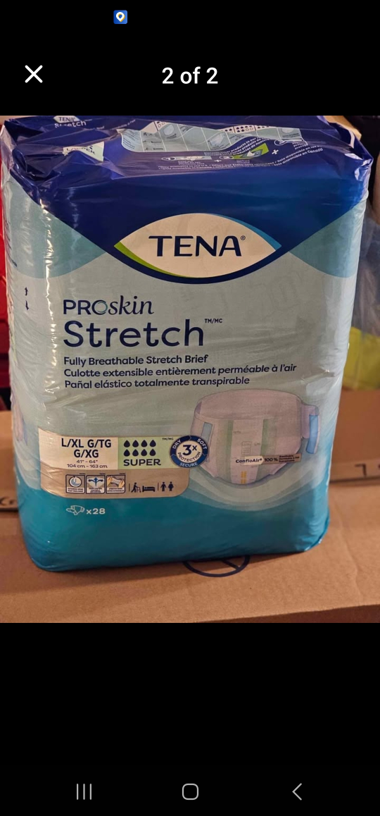 TENA ProSkin Stretch Briefs - Size L/XL