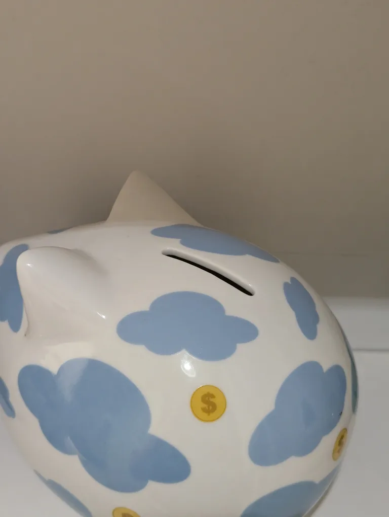 Francfranc porcelain piggy bank image indicator(3)