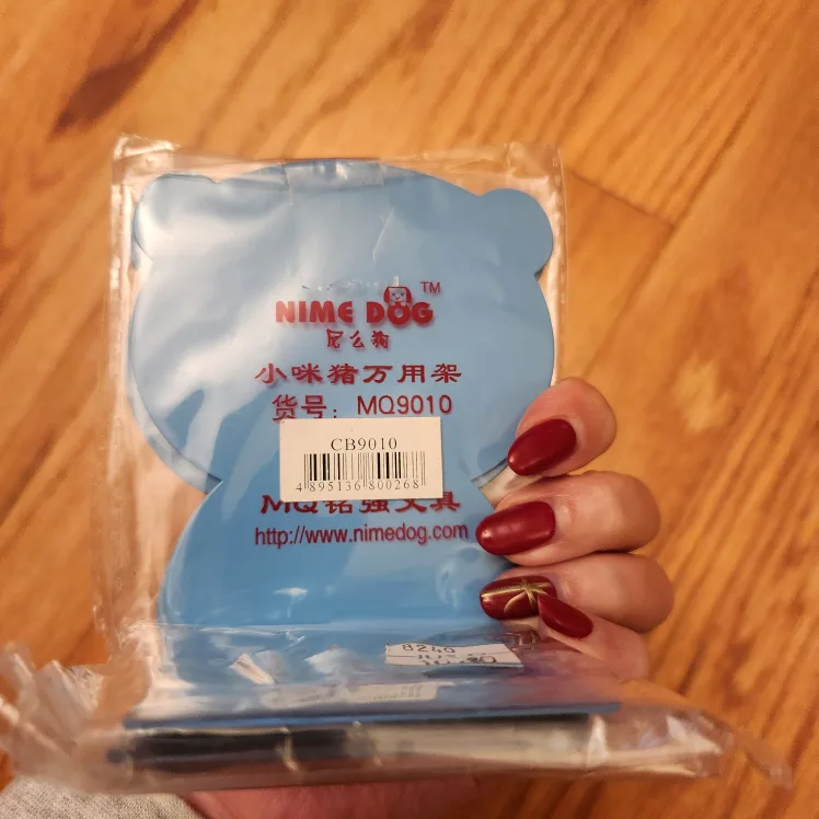 Two blue piggy book ends image indicator(4)