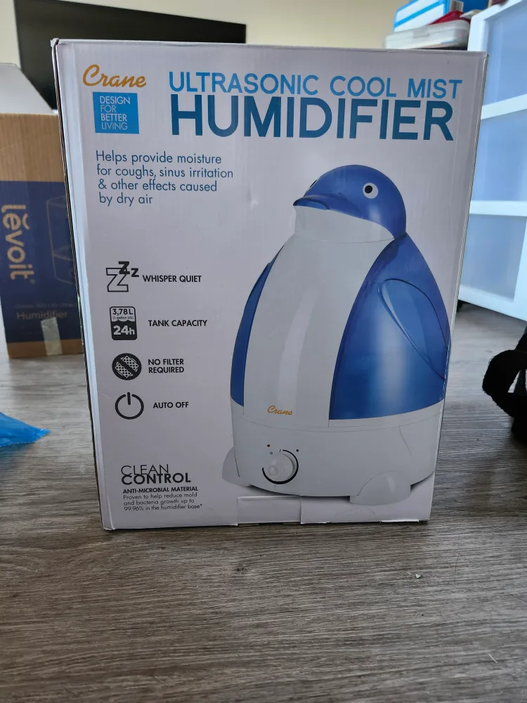 Crane Ultrasonic Cool Mist Humidifier - Penguin Design thumbnail