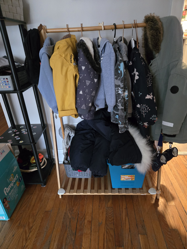 Bamboo Children's Clothing Rack - photo 2