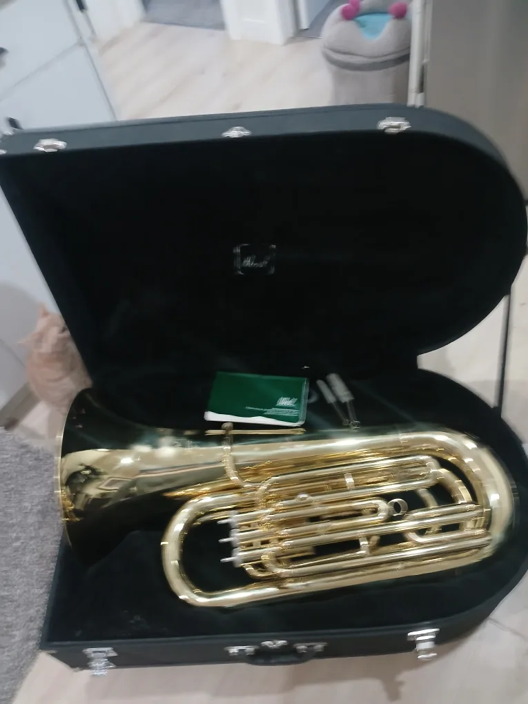 Used Weltz Tuba with Hard Case & Cleaning Brushes thumbnail