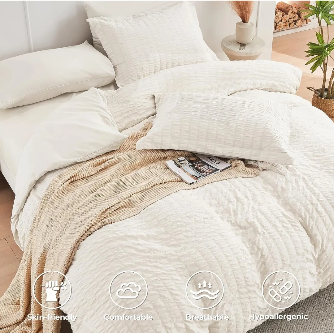 HYMOKEGE Ivory duvet, all season image indicator(2)