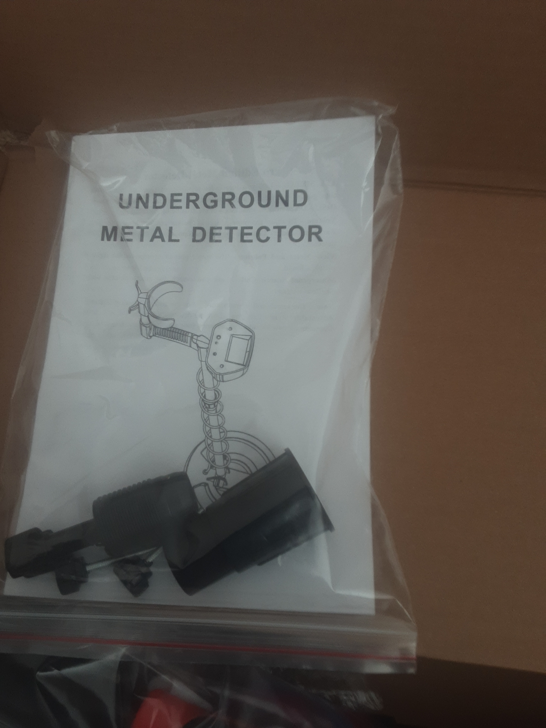 Underground Metal Detector, 4030, head phones and digger - photo 3
