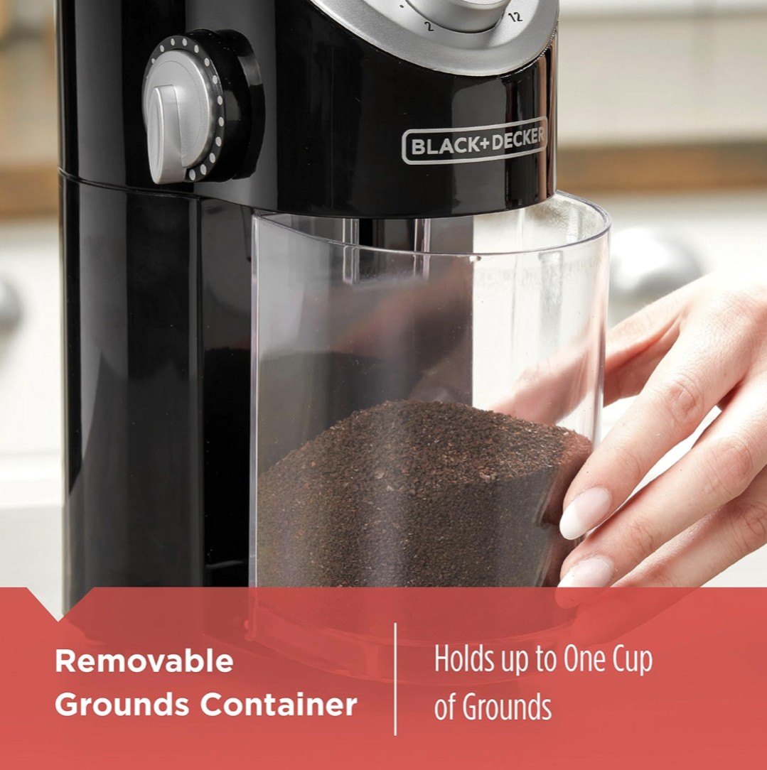 Black+Decker Burr Mill Coffee Grinder - CBM310BD - photo 5