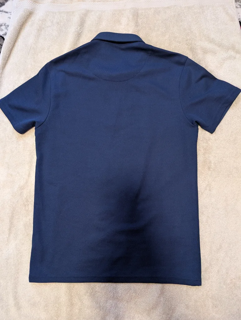 Men's SWADE Navy Blue Polo Shirt Size M image indicator(2)