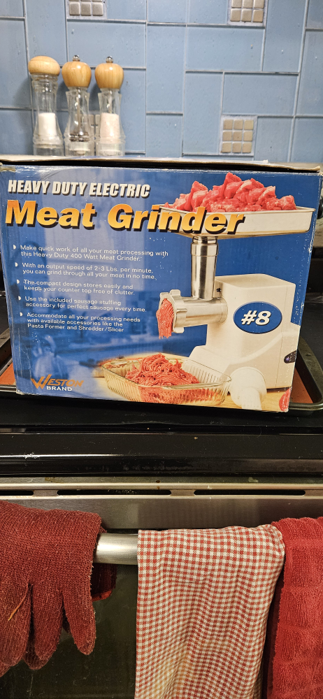 Weston Heavy Duty Electric Meat  Grinder 8 With Sausage Stuffer - photo 2