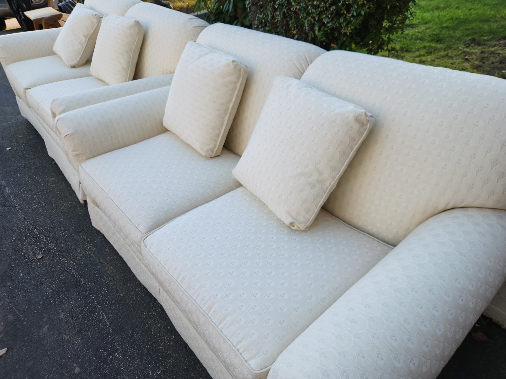 Vintage Off-White Sofa Set - photo 3