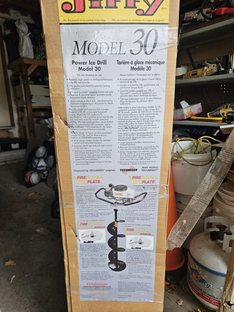 Jiffy Model 30 Power Ice Drill