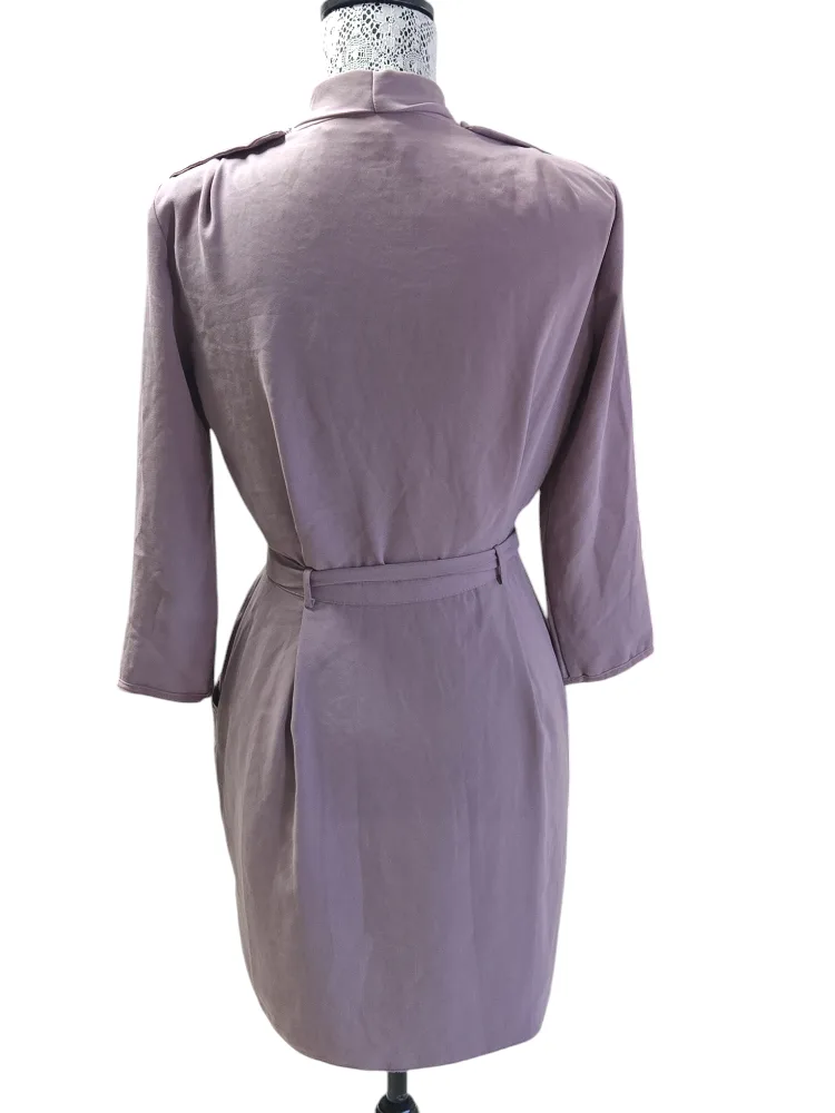 Wilfred mauve wrap tie dress image indicator(4)