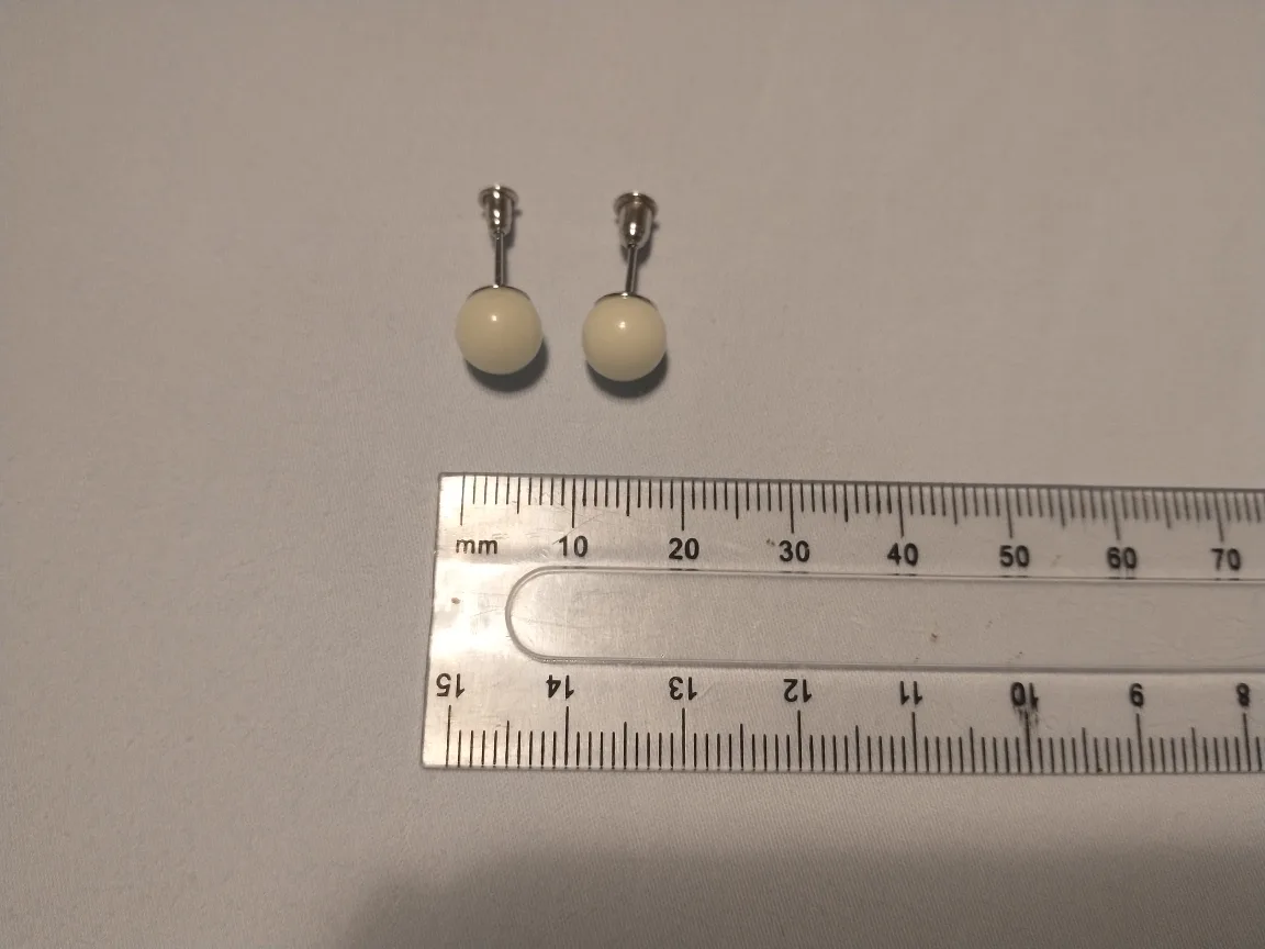 Glow in the dark .925 sterling silver earrings image indicator(4)