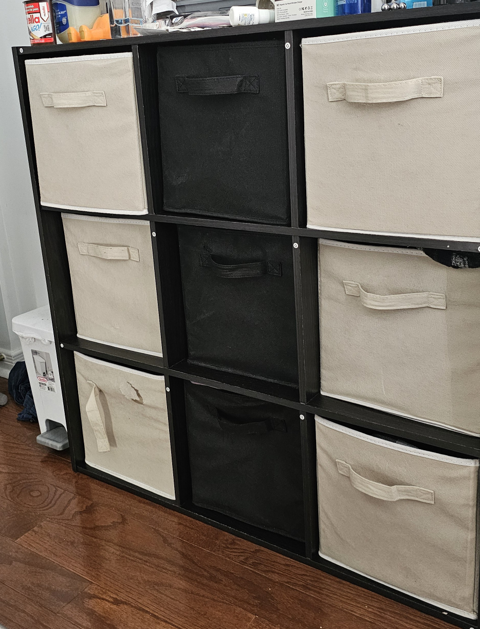 9 Cube Organizer with Fabric Bins - photo 2