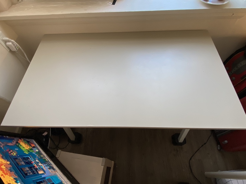 White IKEA Desk