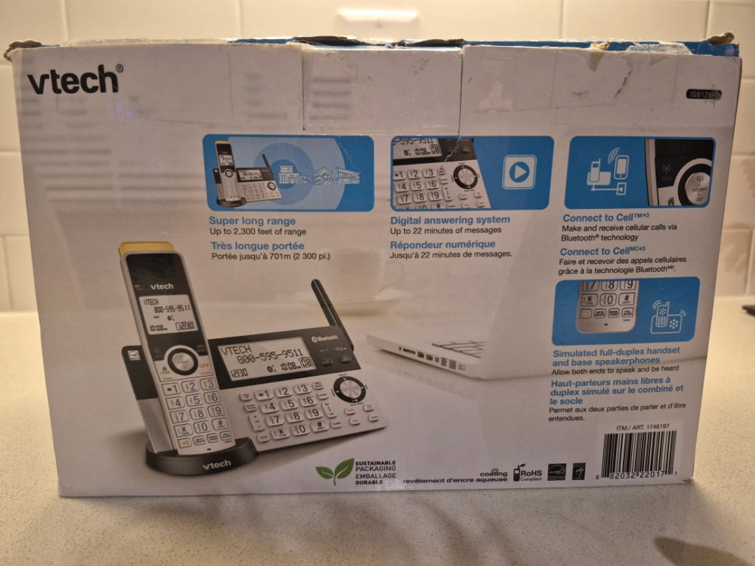 V-Tech 5-Handset Phone System with Connect to Cell