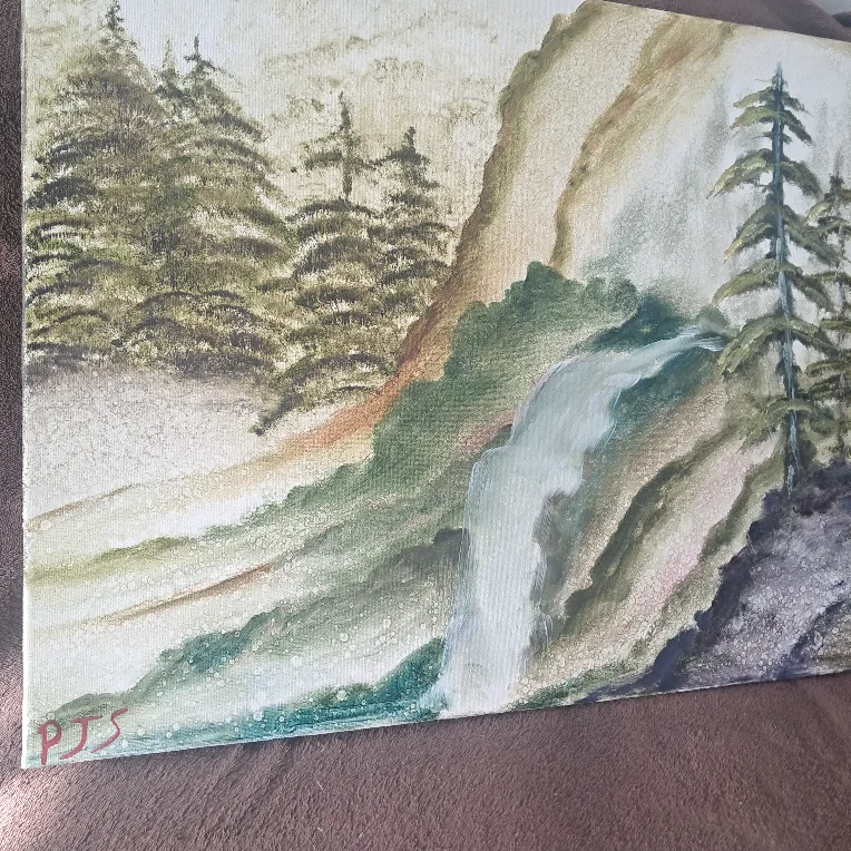 Original Waterfall Landscape Painting image indicator(3)