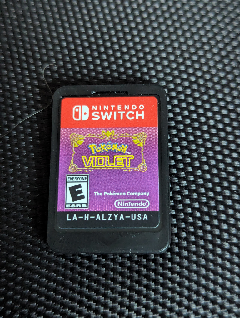 Pokemon Violet Nintendo Switch Game Cartridge