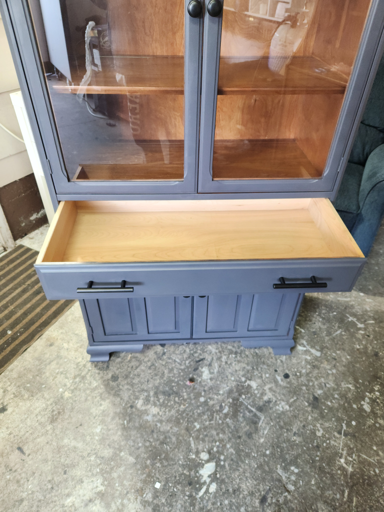 Vintage Refinished Display Cabinet - photo 4