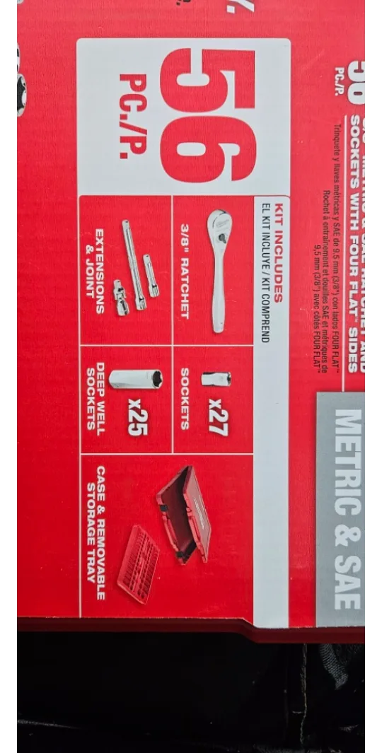 Milwaukee 56 Piece Mechanic's Tool Set image indicator(2)