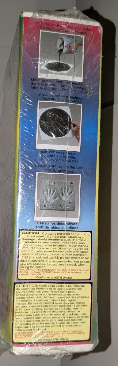 DIY Garden Stepping Stone Craft Kit - Children's Hands image indicator(7)