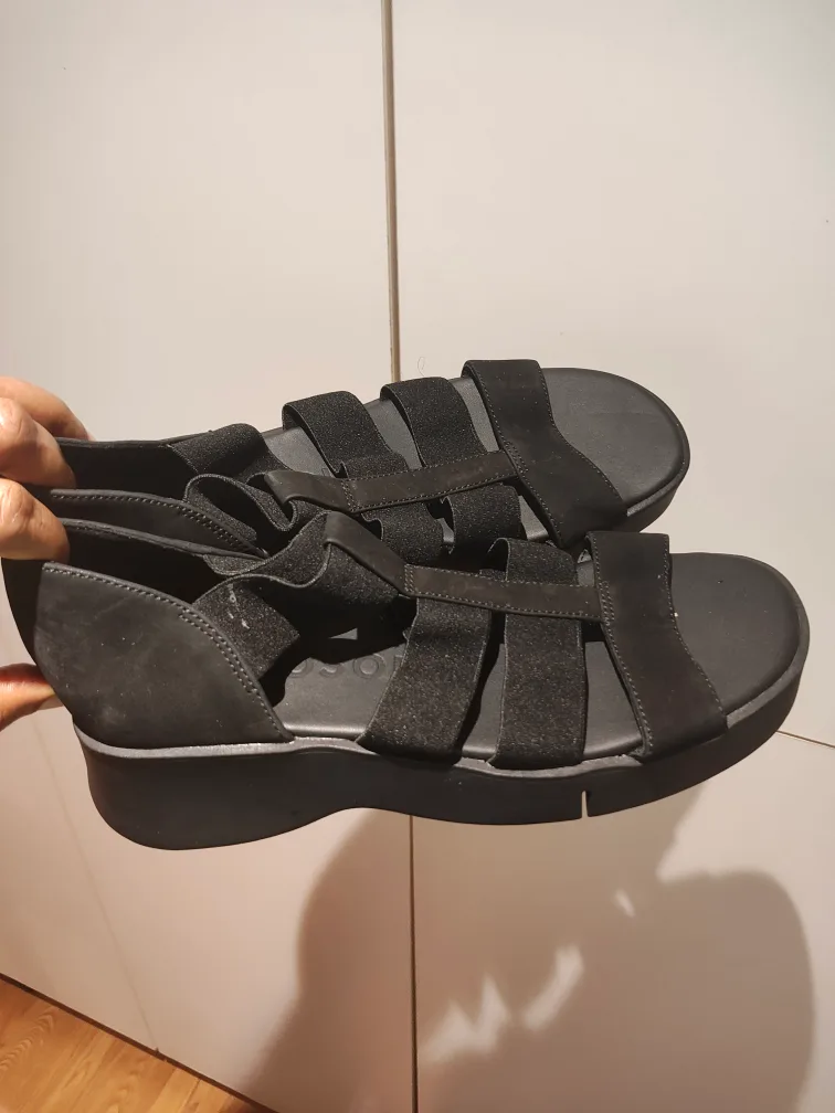 Black aerosole Platform Sandals image indicator(10)