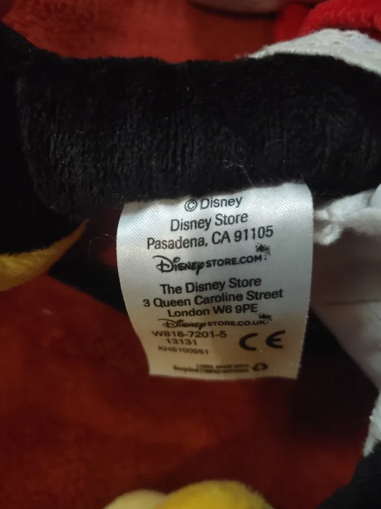 Minnie Mouse Plush Disney Store 15” Polka Dot Red Dress image indicator(3)