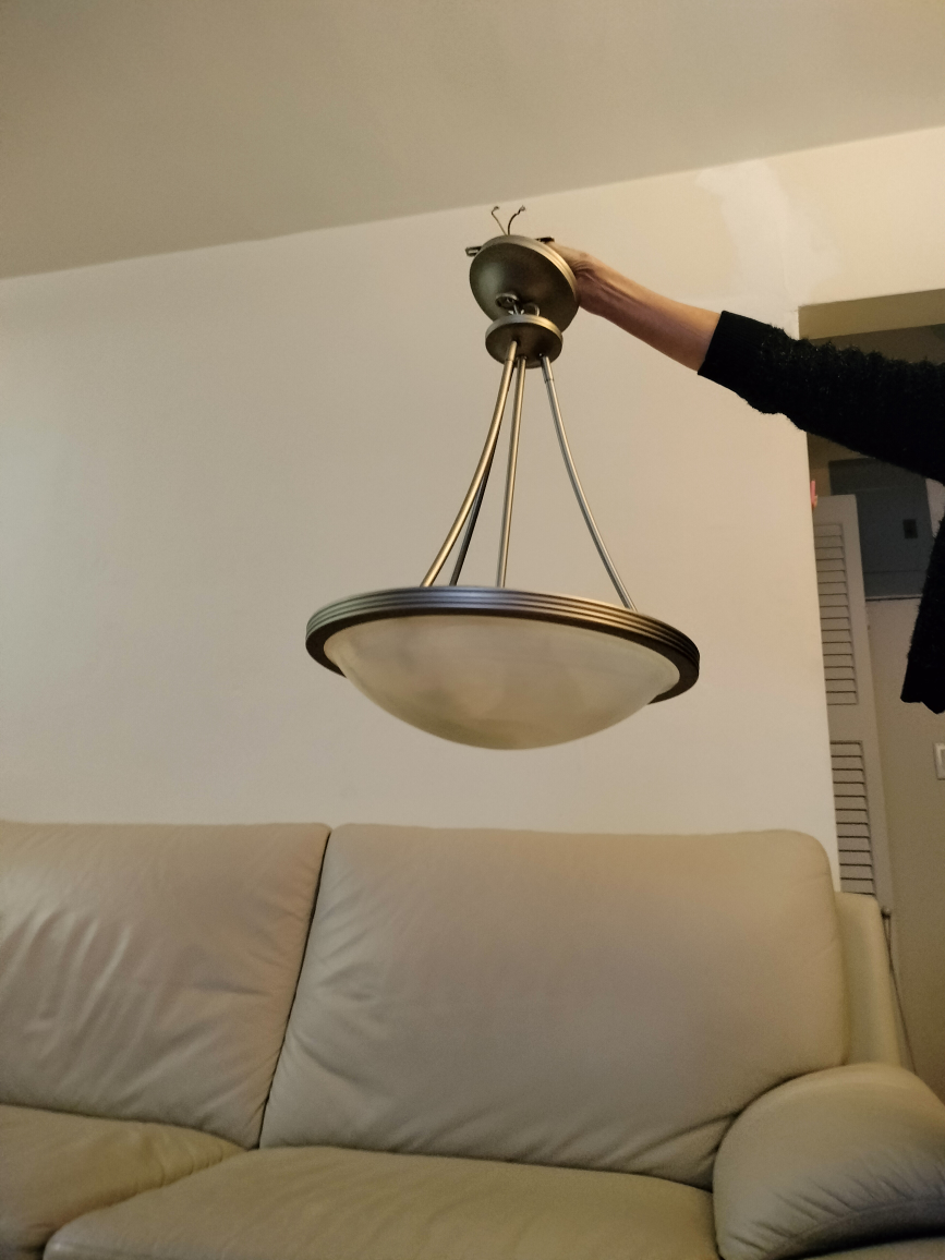 Modern Brushed Nickel Chandelier - photo 3