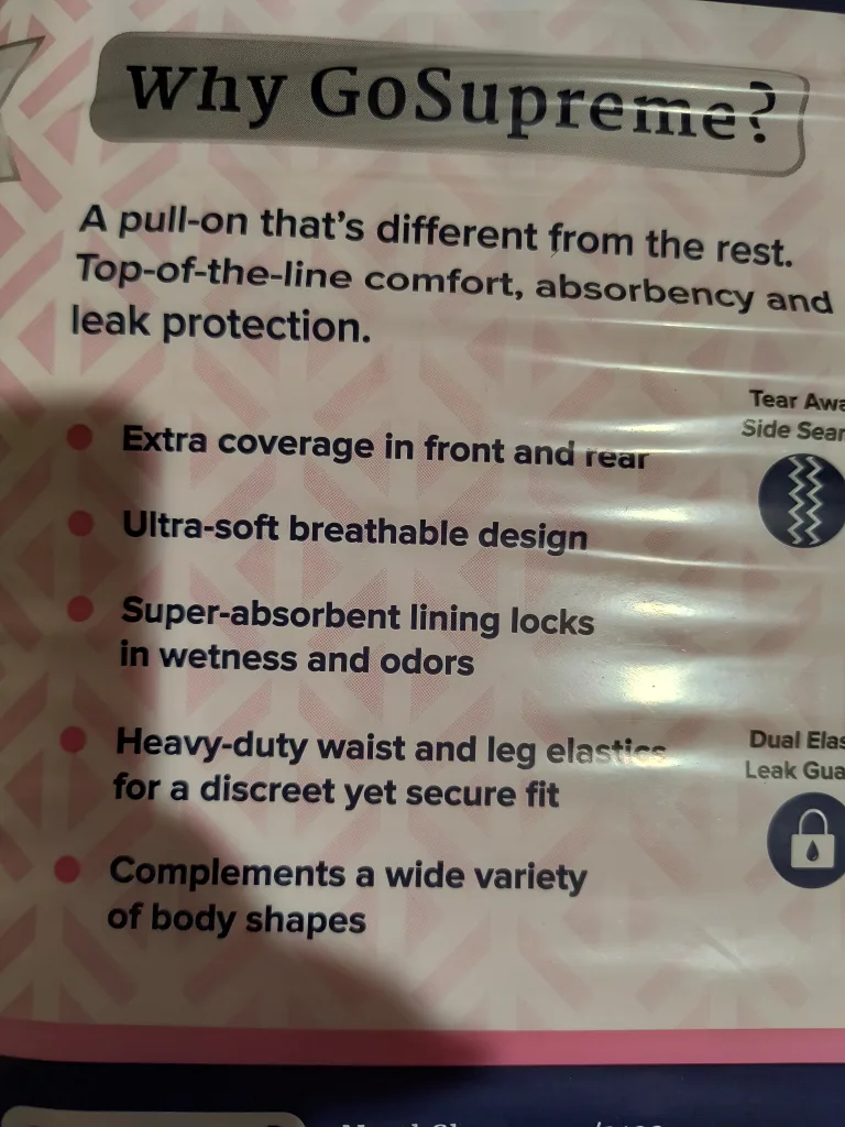 NorthShore GoSupreme Protective Underwear - Medium - Pink image indicator(3)