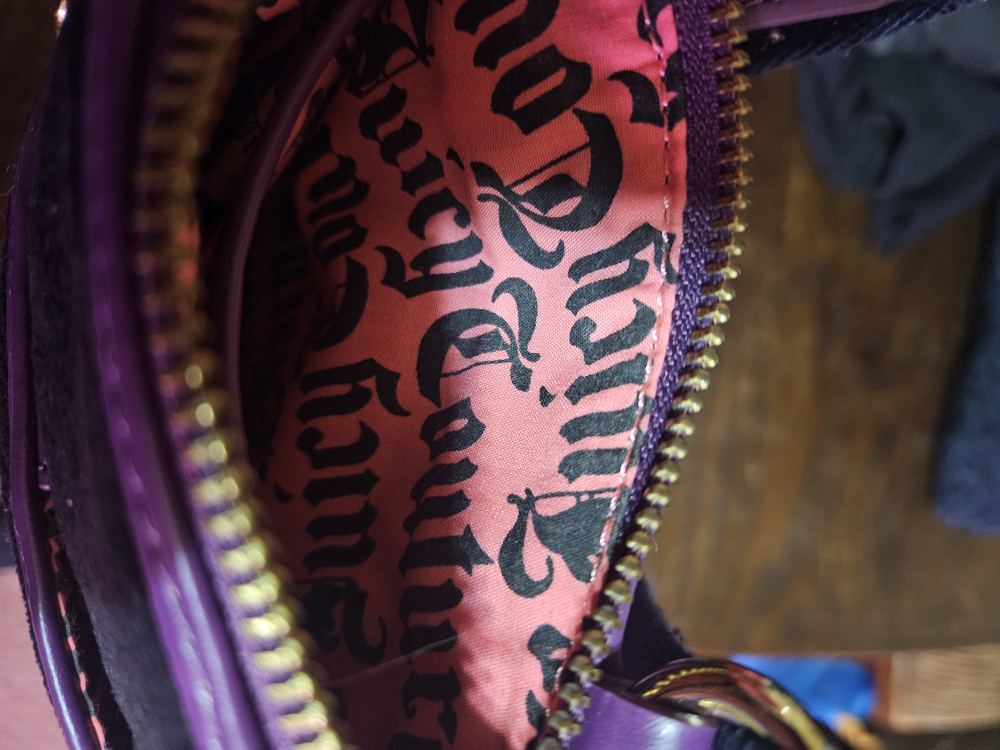 Juicy Couture Black Velvet Crossbody Bag - photo 4