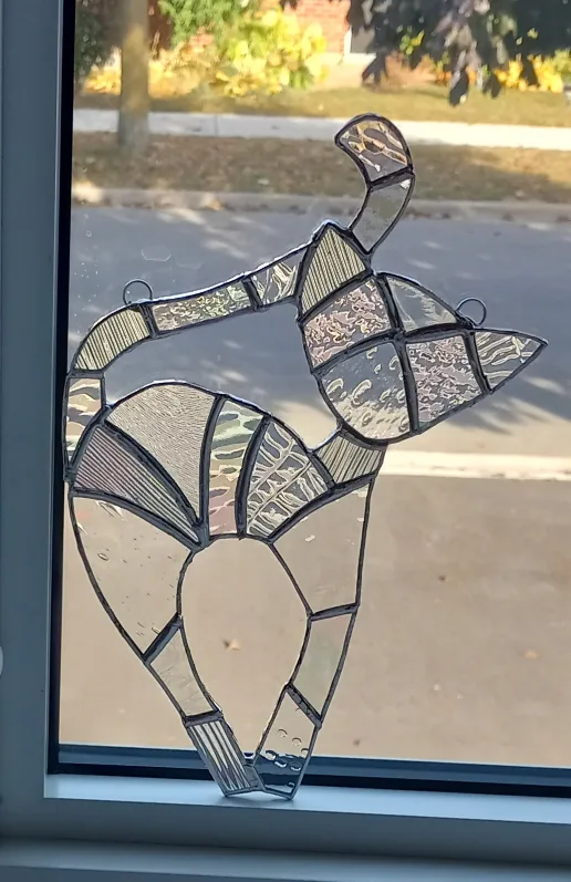 Stained glass cat suncatcher image indicator(2)