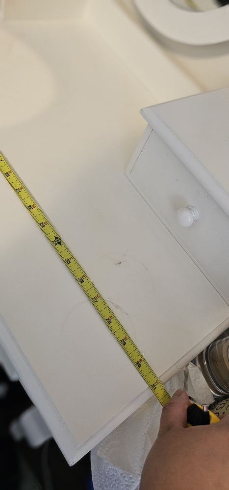 White Vanity with Mirror and Drawers - photo 4