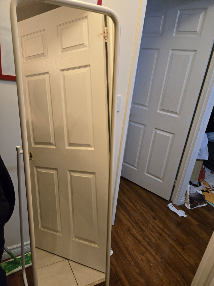 IKEA KNAPPER Full-Length Mirror with Clothes Rack - photo 4