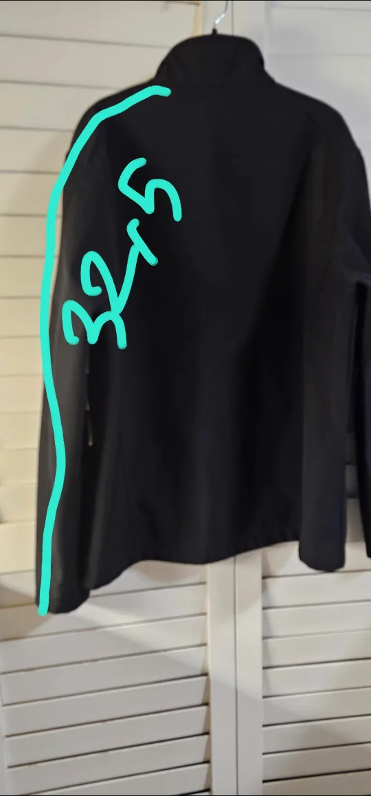 Men's Size Large Black Port Authority Soft Shell Jacket image indicator(8)