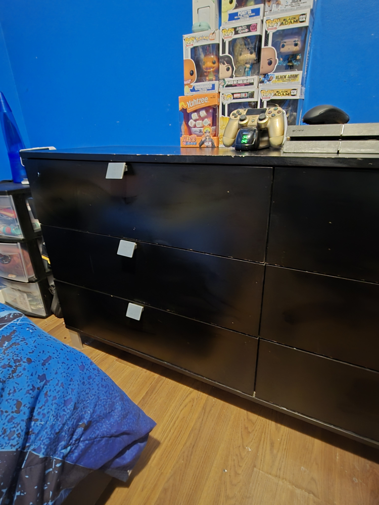 Black Six-Drawer Dresser - photo 3
