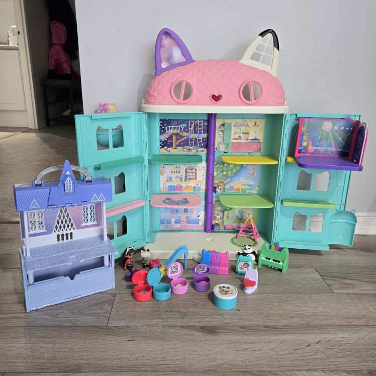 Gabby's dollhouse with accessories