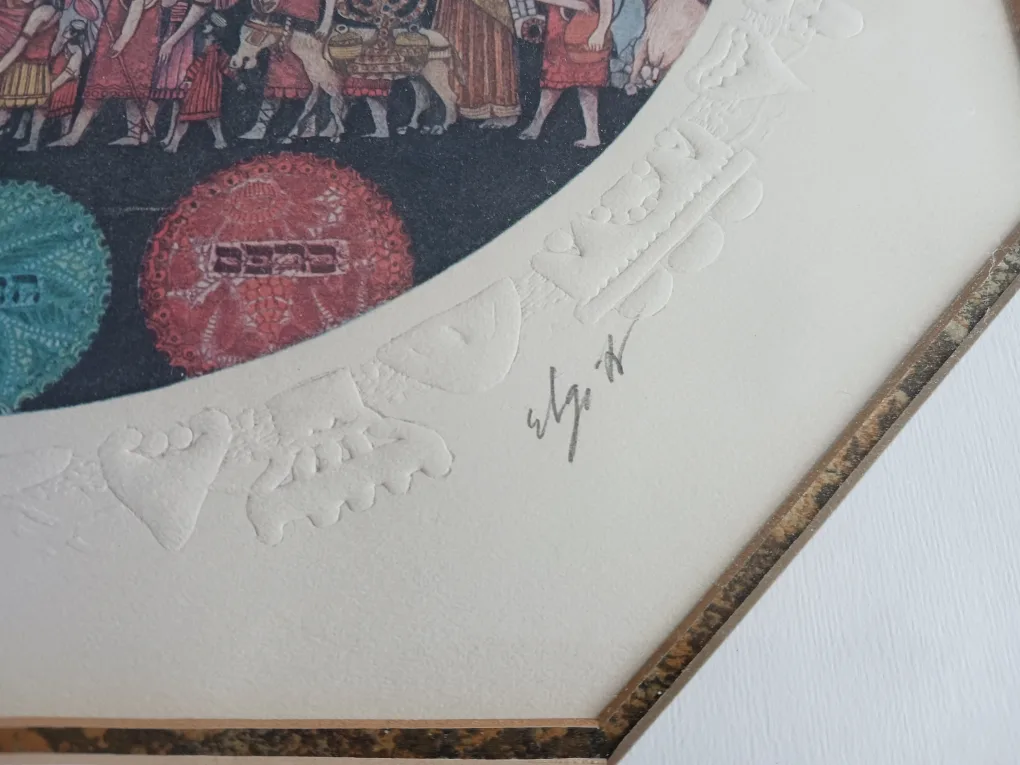 🎨🖼️ collector's item: genuine artist proof Ebgı Signed Print image indicator(2)